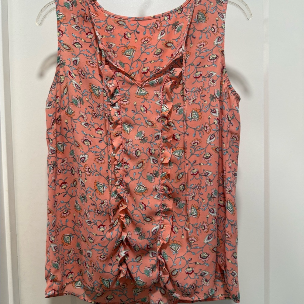 Floral Sleeveless Top - Pink